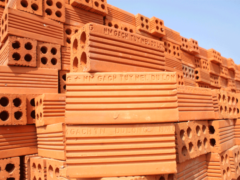 Gạch tuynel 4 lỗ - xây dựng 159